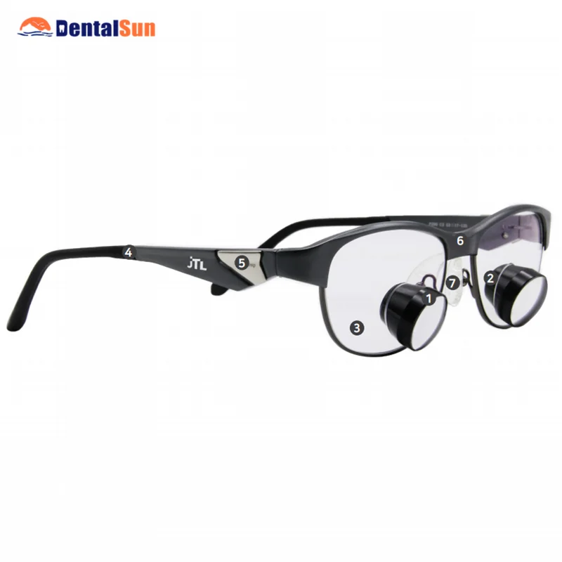 

3.0x Magnifier Medical Magnifying Glass Dental Glasses with Titanium alloy metal Frame