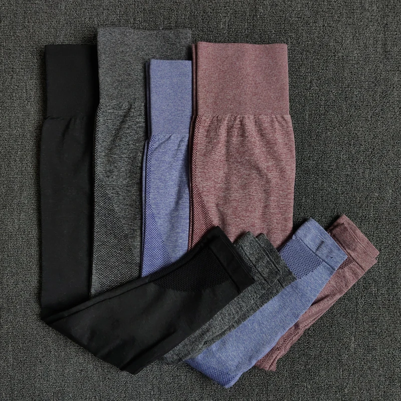 

Women Yoga Set Gym Clothing Workout Clothes Sport SuitLong Sleeve Fitness Crop Shirts+High Waist Seamless Leggings Yoga Pants