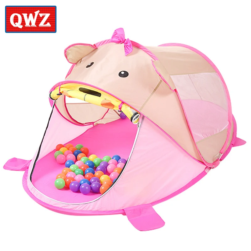 Игрушечные палатки с мультяшными животными детский дом палатка для дома и улицы