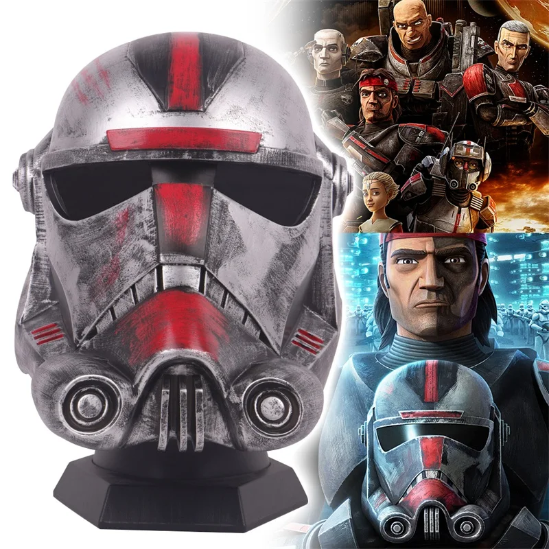 

The Bad Batch Clone Troopers Imperial Stormtrooper Hunter Mask Cosplay PVC Helmet Full Face Masks Halloween Masquerade Party