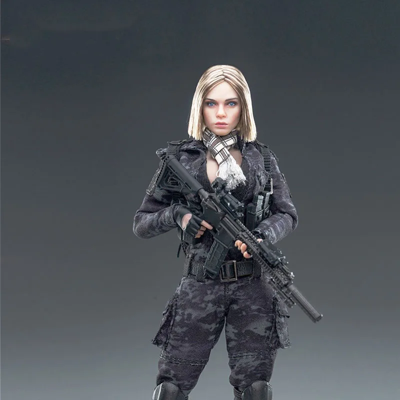 

VERYCOOL VCF-3005 1/12 Scale Black MC Camouflage Women Soldier Villa Female doll Accessories Fit 6" Action Figure full model