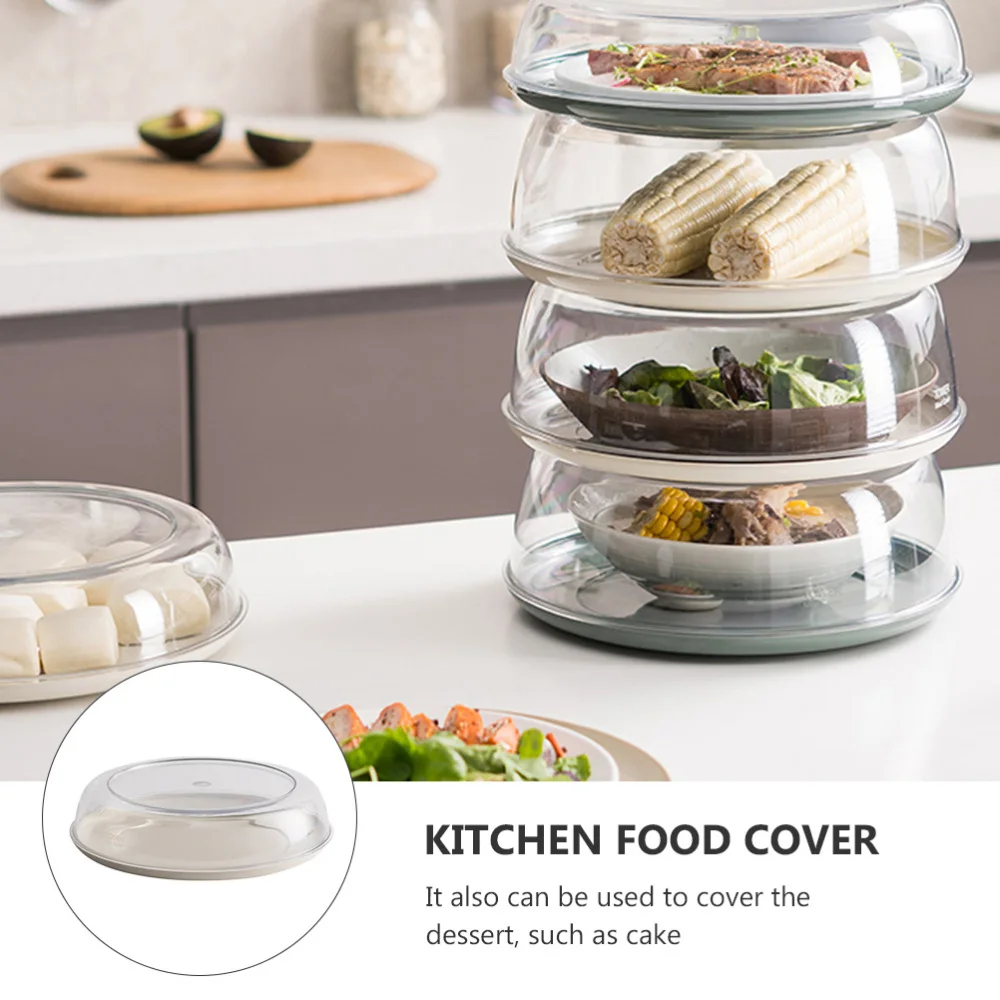 

1pc Practical Kitchen Storage Food Cover Stackable Heat Preservation Food Lid