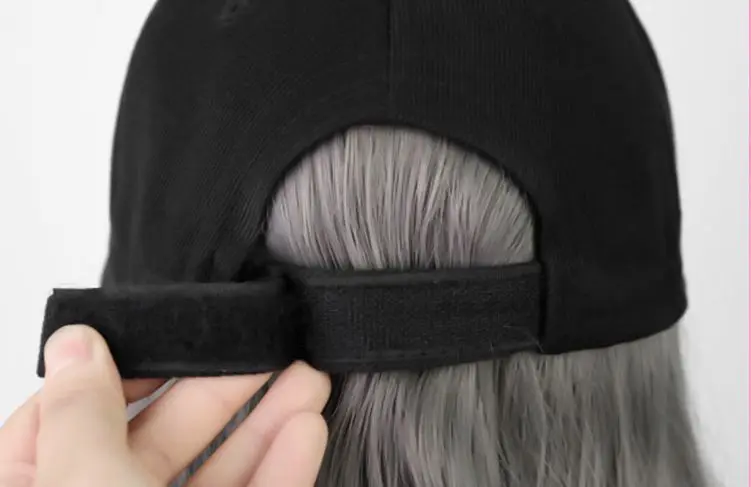 6 цветов волнистый парик бейсбольная шляпа модная с завитыми волосами крутая