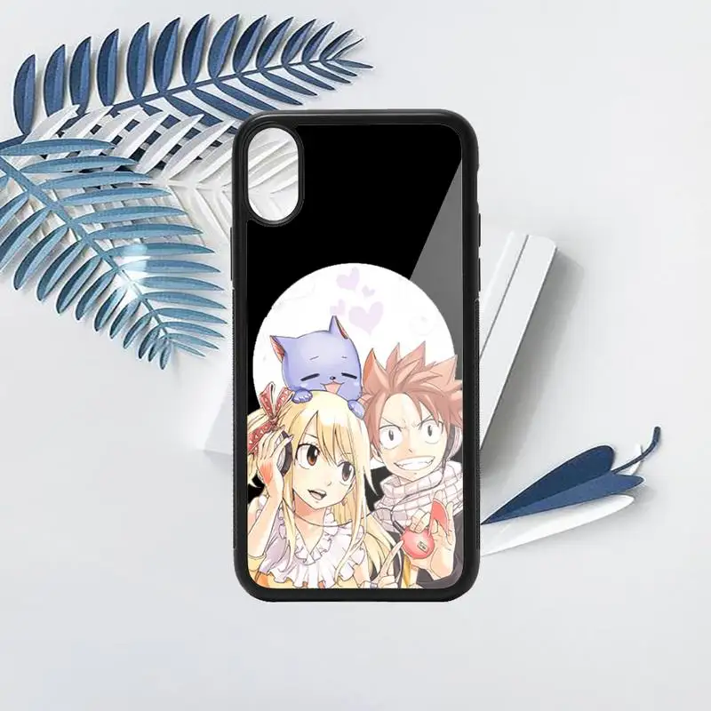 

Anime design fairy tail Phone Case TPU For iPhone X XR XS 11 12 mini Pro MAX 6 6S 7 8 Plus SE 2020