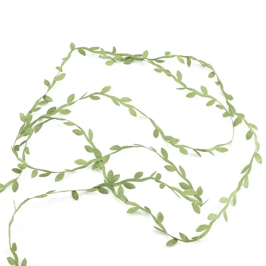 Зеленые Листья лозы листья отделка 131 23 футов празднование Искусственные
