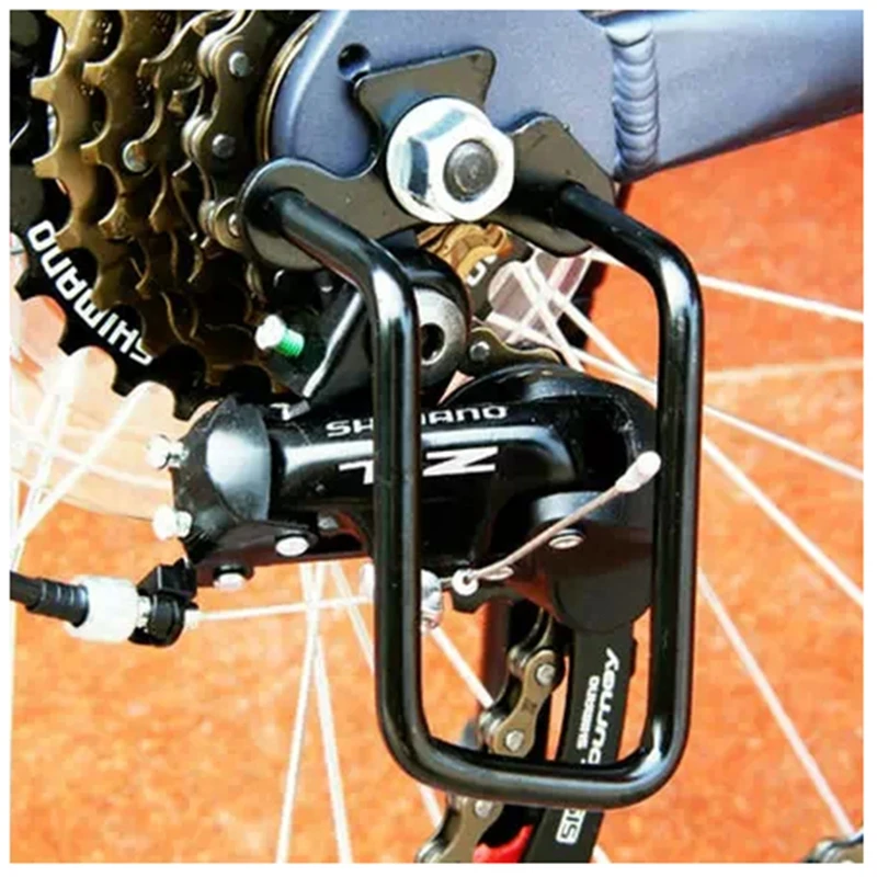 

Derailleur Protector Adjustable Steel Bicycle Mountain Bike Rear Gear Derailleur Chain Stay Guard Protector Cycling Accessories