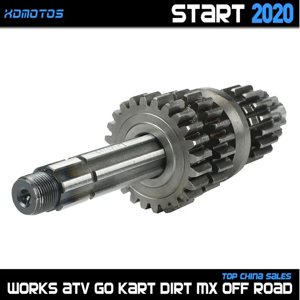 140cc Engine Transmission Gear Box Main Shaft kit For Lifan 140 1P55FMJ Horizontal Kick Starter Dirt Pit Bikes |