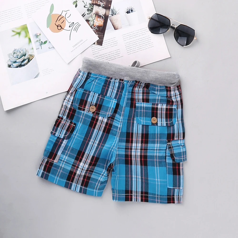 Шорты HE Hello Enjoy для мальчиков коллекция 2020 модные клетчатые шорты маленьких