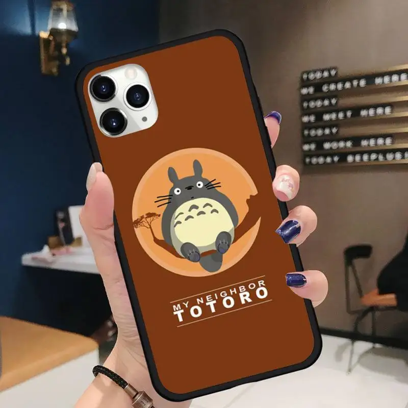 

cute totoro cat animal Phone Case for iPhone 11 12 pro XS MAX 8 7 6 6S Plus X 5S SE 2020 XR Soft silicone