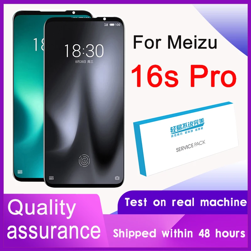 Оригинальный Для 6 2 &quotMeizu 16s Pro Super AMOLED ЖК дисплей Дисплей кодирующий