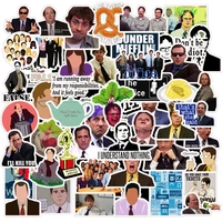 10 30 50PCS Movie Office Friend Stickers Waterproof Scrapbooking Skateboard Laptop Motorcycle Luggage Decal Sticker Kid Girl Toy