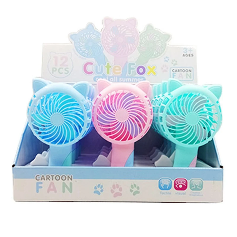 

1pcs Gifts Manual Handheld Summer Mini Cooling Air Conditioner for Children Kids Mini Portable Hand Pressure Fan Color Random