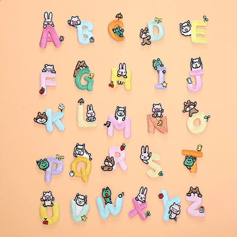 Патчи с вышивкой утюгом патчи мультяшными животными для одежды наклейки значки