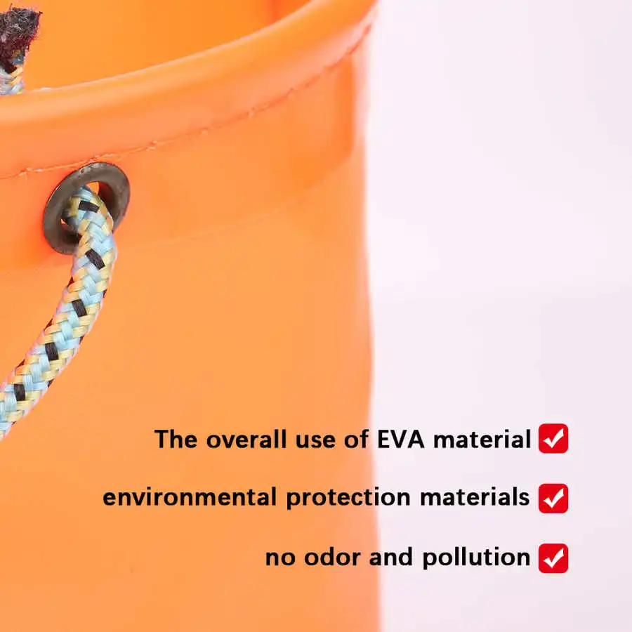 3.2L водонепроницаемые сумки для воды складное ведро рыбалки портативное