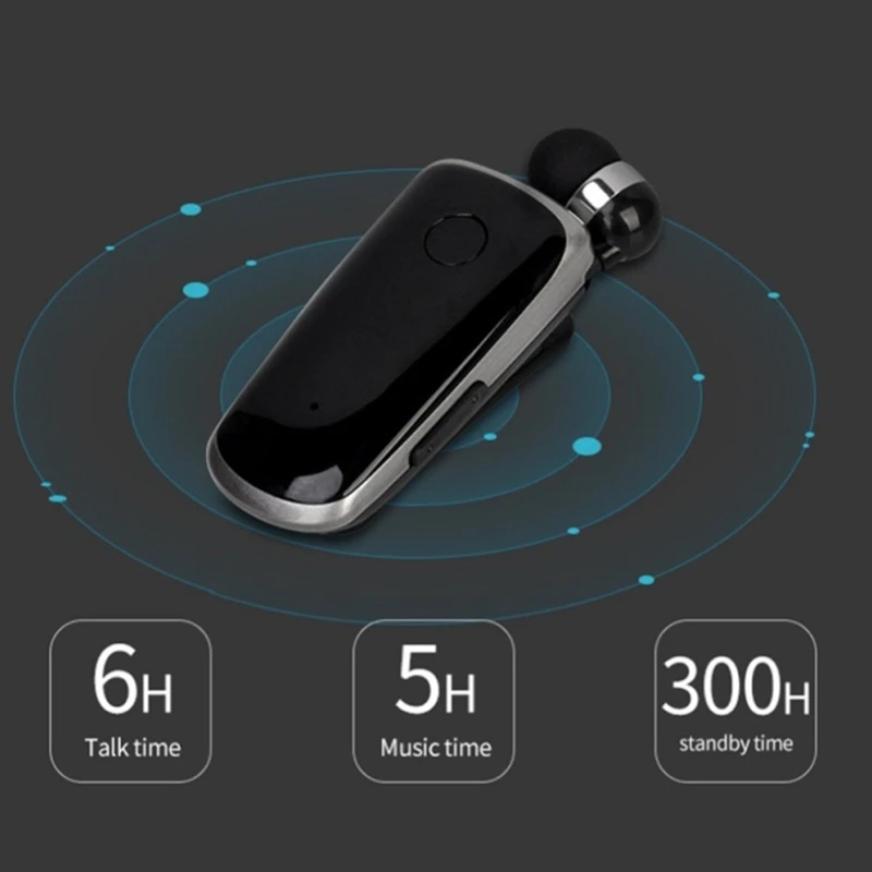 K39 беспроводная Bluetooth гарнитура CSR DSP чип в ухо вибрационное оповещение износ клип