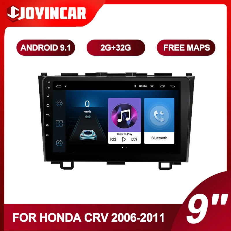

Android 9.1 2din Car Radio Stereo Multimedia Video Player For Honda CRV CR-V 2006-2011 Car Autoradio GPS Navigation WIFI