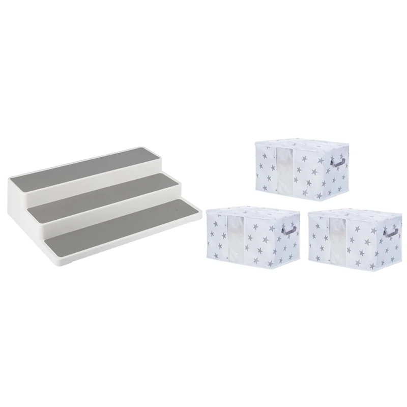 

Стеллаж для хранения косметики, складной органайзер для хранения одежды, 3 шт.