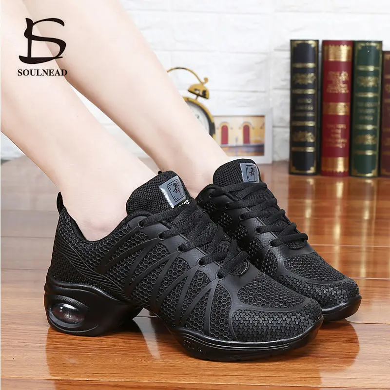 Jazz Dance Shoes For Women Salsa Modern Ladies Dancing Sneakers Platform Hip Hop Girls Sports Shoe Feature zapatos de mujer