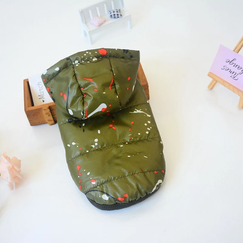 Водонепроницаемый и зимний комбинезон стильная зимняя одежда для собак четыре