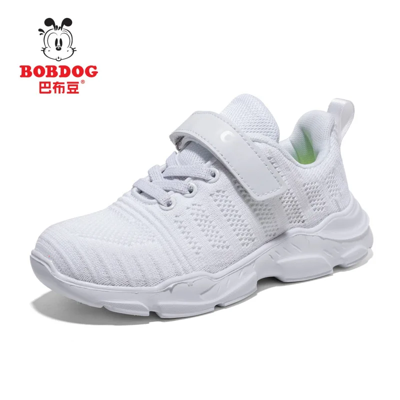 

Bobdog 2021 fashion new boys and girls fashion breathable leisure big kids soft-soled comfortable non-slip sports running shoes