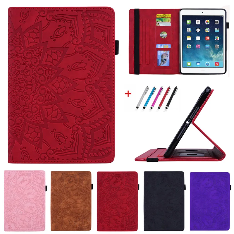 

Чехол для iPad Air 2 / Air 1, кожаный чехол с 3D тиснением, чехол для планшета iPad 9,7 2017/2018 5/6 поколения, чехол