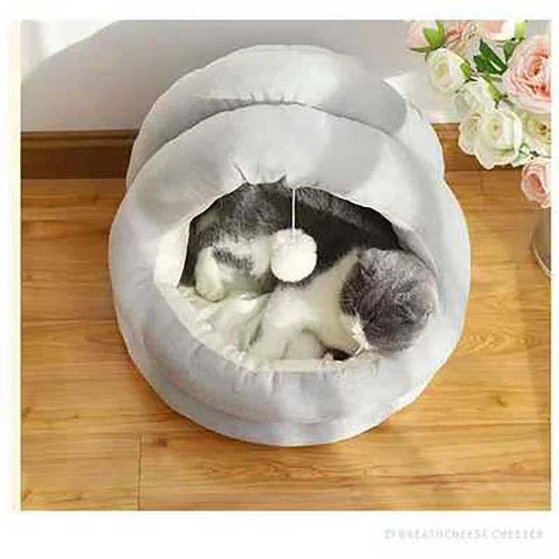 

Warm Winter Yurt Kennel Cat'S House Pet Supplies Four Seasons Universal Semi-Enclosed Cat Bed Yurt Pet Nest