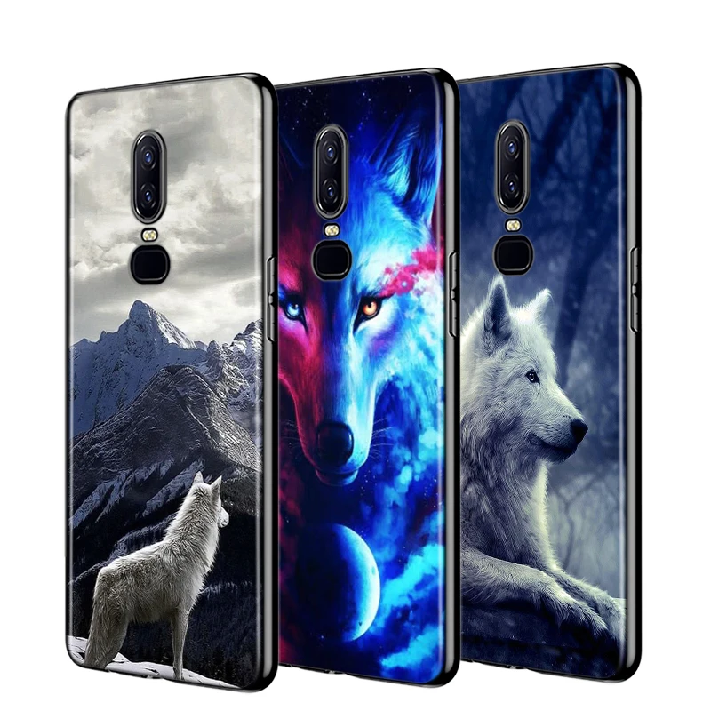 Moon волком вой для OnePlus Nord N10 N100 8T 7T 6T 5T 8 7 6 Pro Plus 5G чехол телефона в виде ракушки Coque |