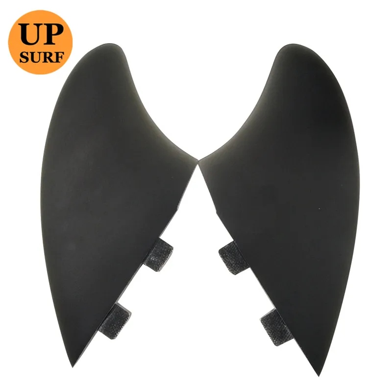 Double Tabs  twin fins Fiberglass keel fins Surfboard Fin K2 Fins surfboard accessories upsurf Fins