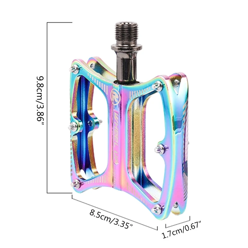 

M89D Mountain Bike Pedal Aluminum Alloy Bearing Cycling Bicycle Pedals,Non-slip Aluminum Alloy Pedal Road Bike Pedal