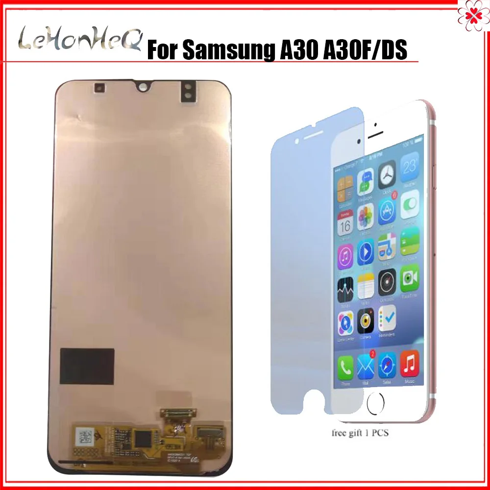 6 4 ''AMOLED дисплей для samsung galaxy A30 A305/DS A305F A305FD A305A lcd сенсорный экран дигитайзер в
