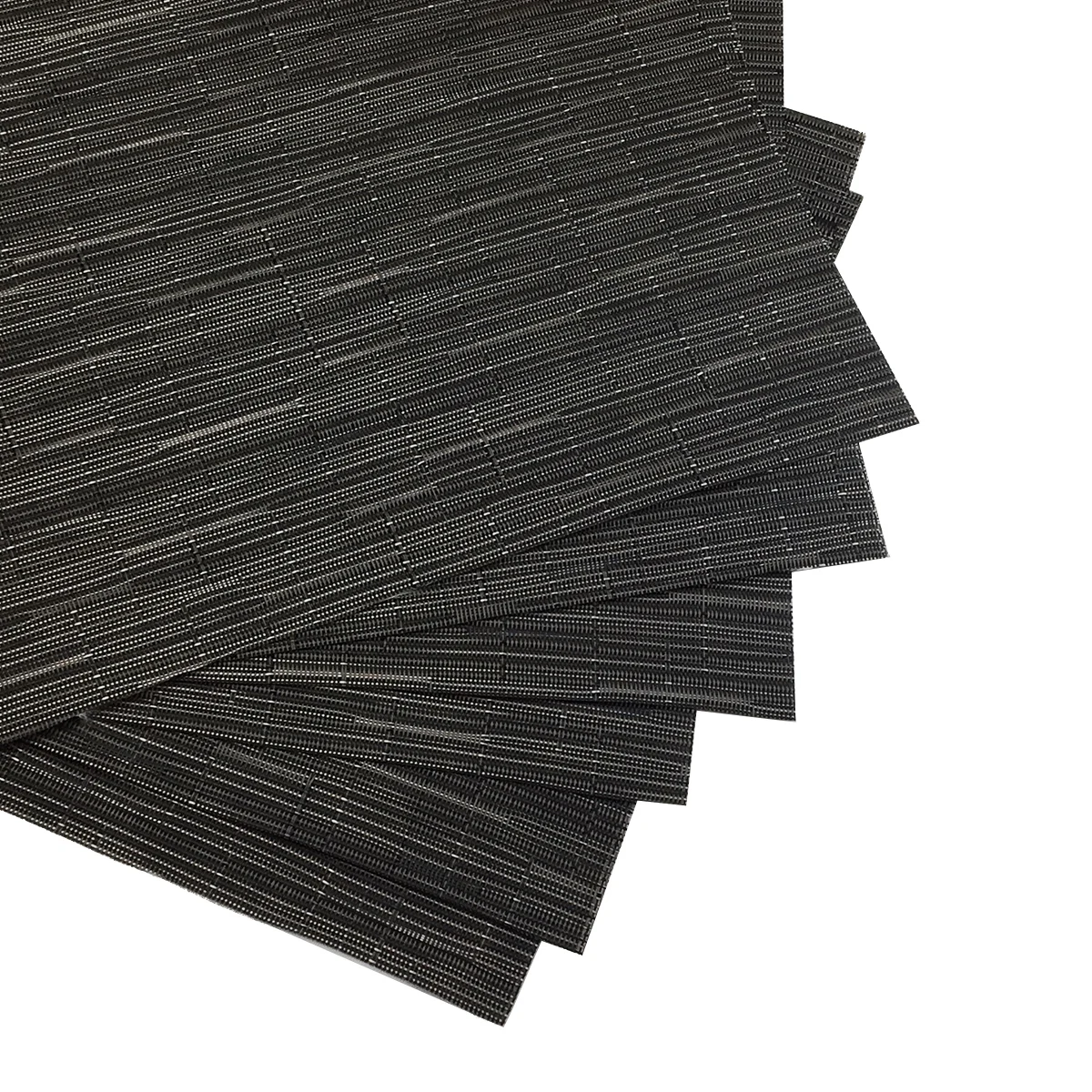 Черный контрастный стильный Настольный коврик настольная подставка из ПВХ