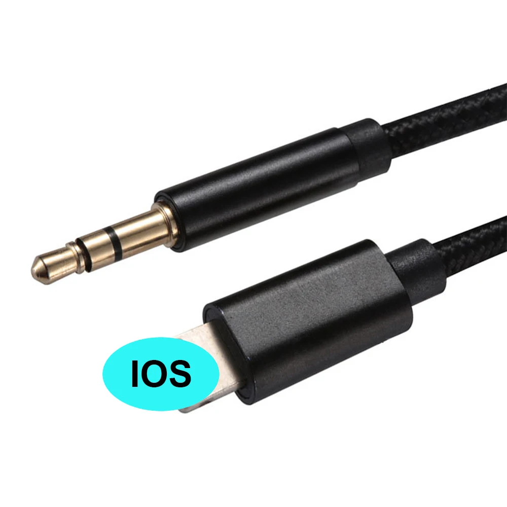 Аудио кабели для перехода от разъема lightning к 3 5 мм кабель со штыревыми