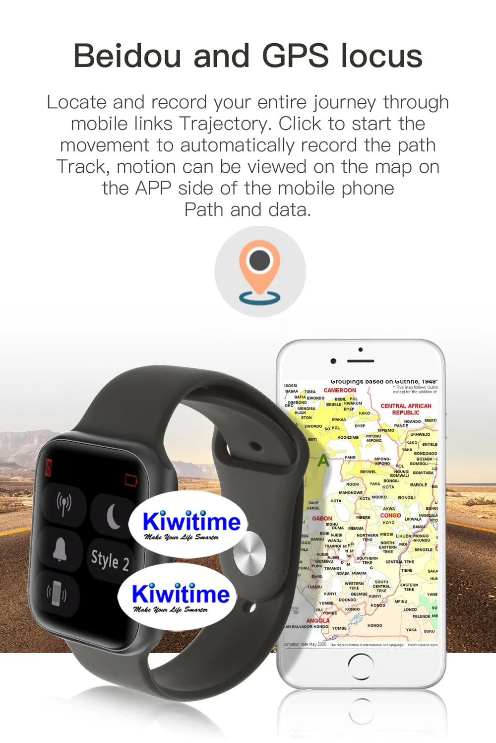 KIWITIME IWO 11 Смарт-часы gps спортивный монитор сердечного ритма умные часы для мужчин женщин iOS iPhone X Android телефон Xiaomi Apple Watch