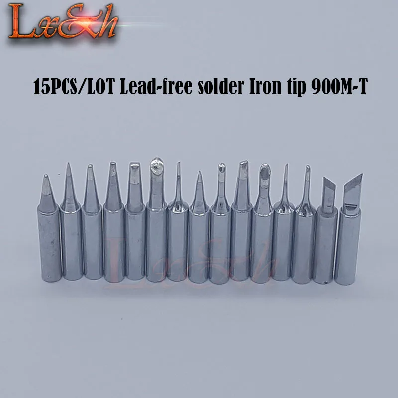 Бесплатная доставка бессвинцовый наконечник паяльника 15 шт./лот 900M T для паяльной