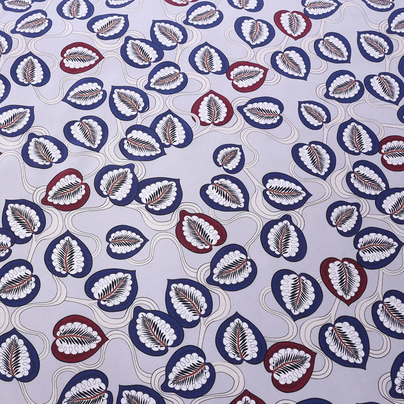 

19 Summer New 114cm Wide 16momme100%silk for Diy Sewing Dress Fabric Crepe De Chine Digital Printing Fashion Cloth Free Shipping