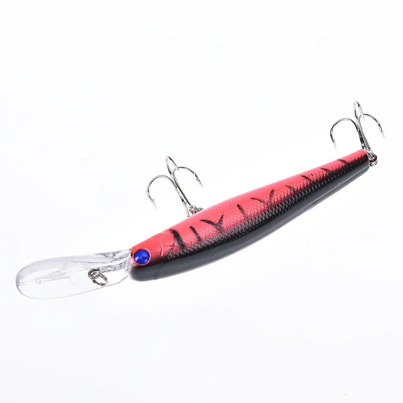 

1Pcs Fishing Lure pesca hooks 12.5cm 14g fish wobbler tackle crankbait artificial lures japan Hard Bait Laser Minnow
