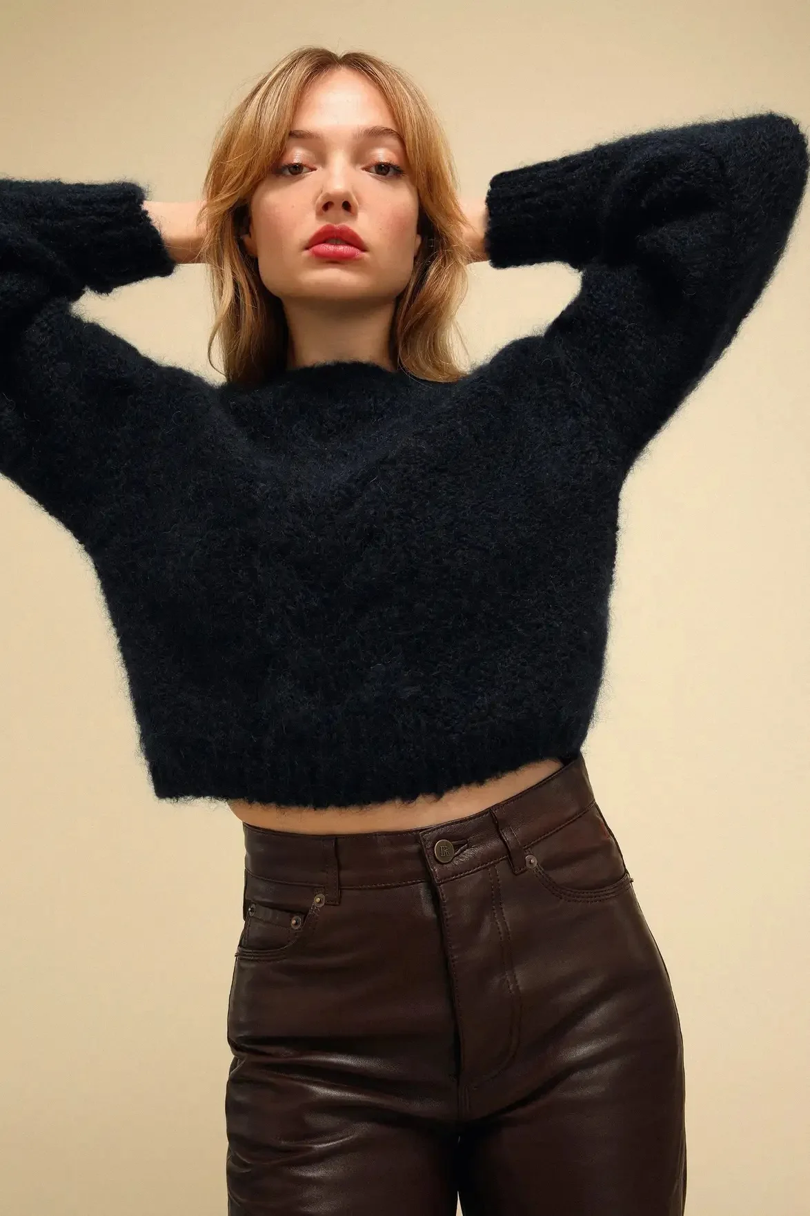 Новые товары для осени и зимы мохеровый мягкий восковой пуловер с длинными