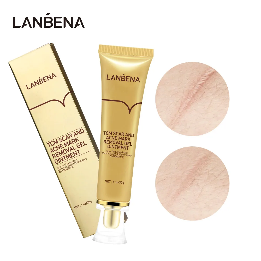 

LANBENA Tcm Acne Scar Removal Cream Repair Stretch Marks Treatment Pimples Face Gel Ointment Smoothing Whitening Body Skin Care