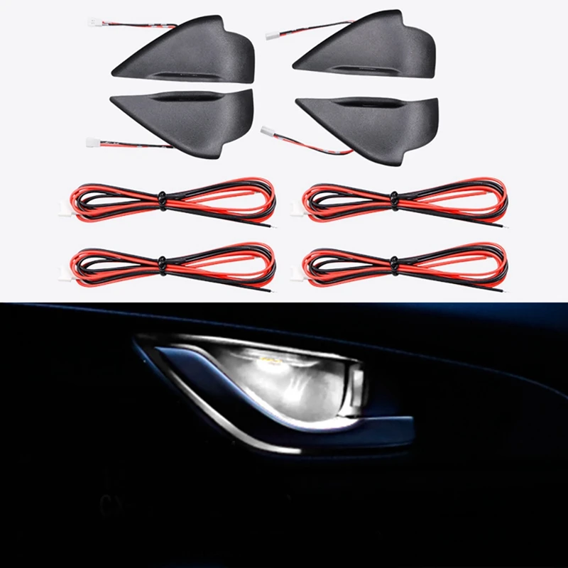 Автомобильный светодиодный подлокотник для дверной чаши освещение атмосферы