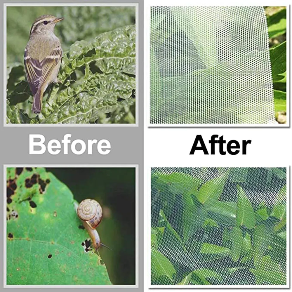 

Greenhouse Protective Net 60mesh Fruit Vegetables Care Cover Insect Net Plant Cover Net Garden Pest Control Plant Potection Net