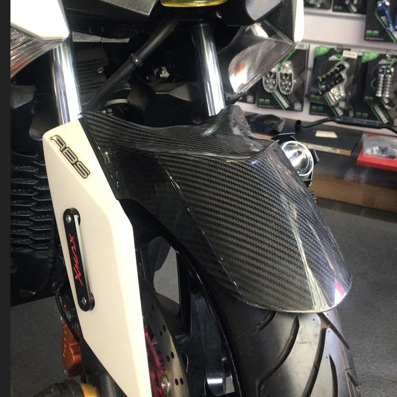 Для YAMAHA XMAX 300 XMAX300 2017 2018 X Max углеродное волокно переднее колесо крыло брызговик
