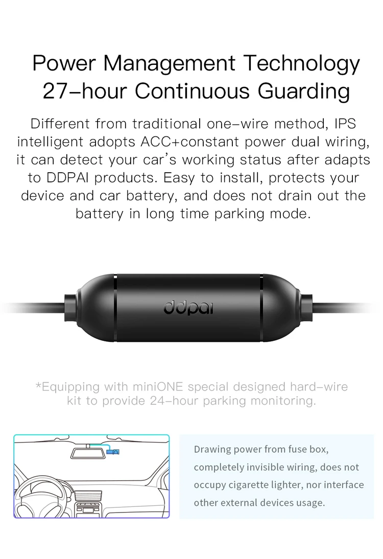 DDPai WiFi Автомобильный видеорегистратор Minione HD ночного видения 1080P Dash Cam F1.8 sony IMX307 nightwis 32GB Автомобильный видеорегистратор