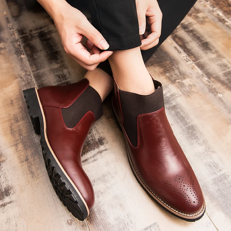 

Man Genuine Leather Casual Shoes Men Flats Fashion Shoes High Quality Business Shoes Luxury Designer Male Zipper Leather Shoes