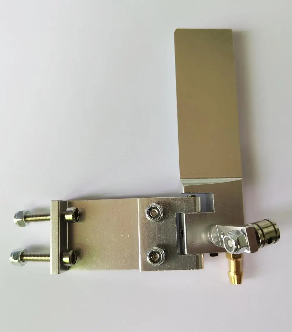 

metal Rudder RC Boat Water Absorbing Steering Rudder With Suction Device 75/95