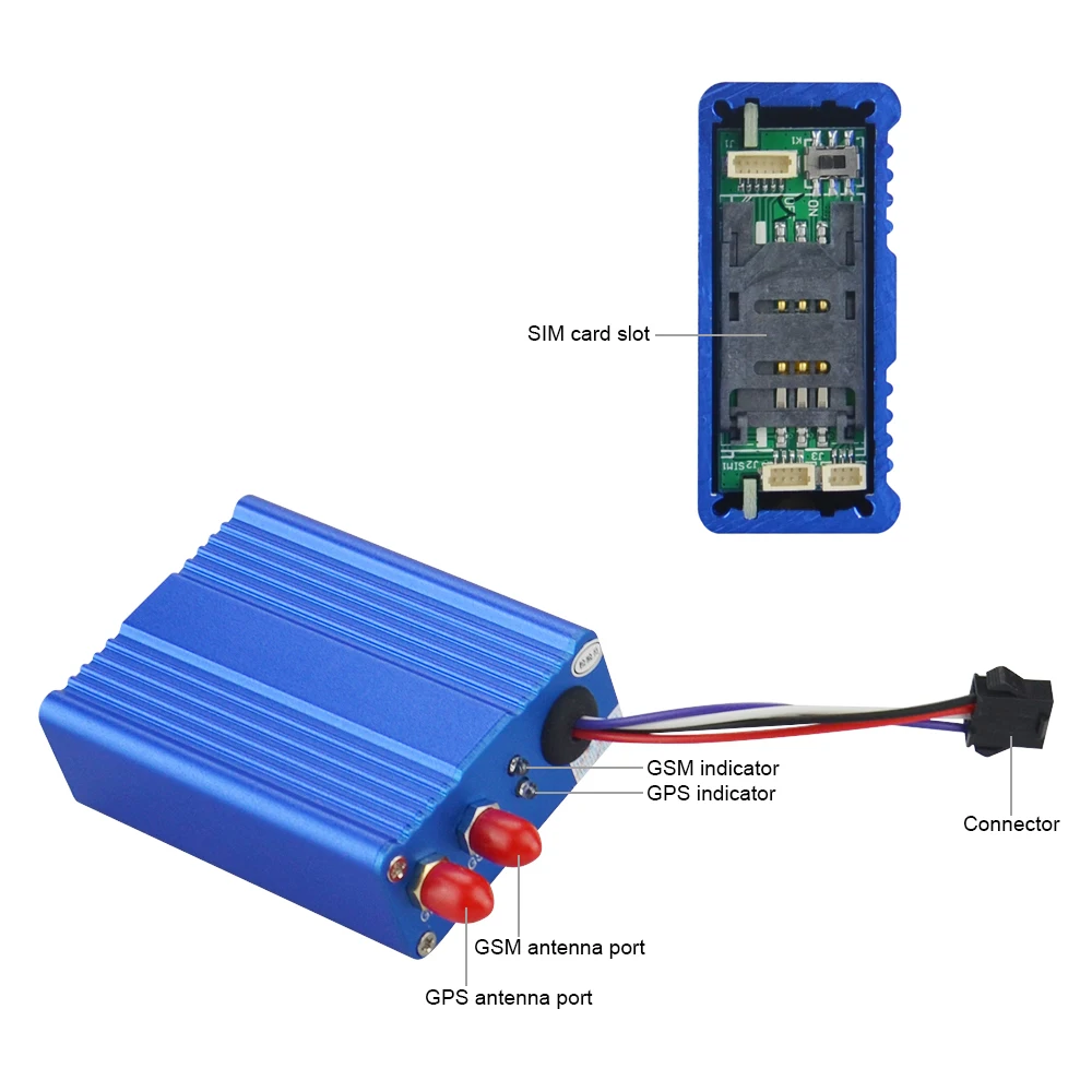 GPS трекер для автомобиля устройство слежения с сигнализацией превышения