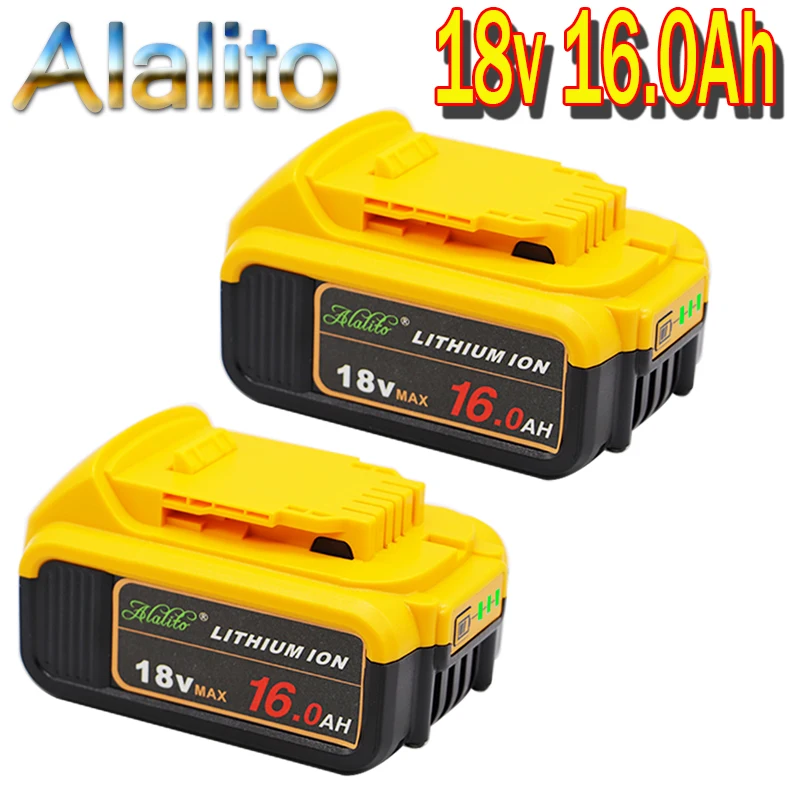 Сменный литий ионный аккумулятор Alalito 18 в 16 0 Ач DCB200 для электроинструмента DeWalt MAX