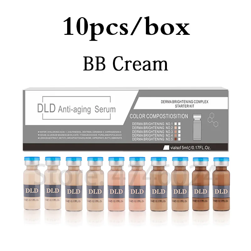 BB крем светящийся аппарат DermaWhite ампульная сыворотка ручка для удаления акне шрамов и морщин удаление пигментации USB электрическая Беспроводная Дерма ручка - Цвет: 10pcs bb cream