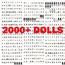 Arious City Girls Professional Minifigure Building Block Toys. All series of movies, games, Anime small particles dolls
