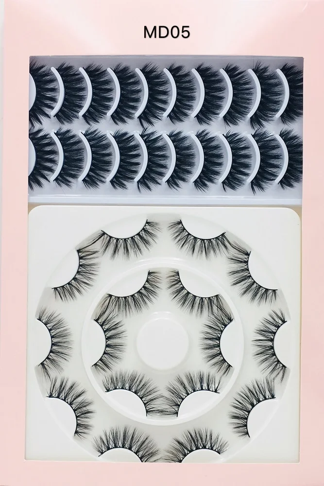 18 pair DM5 Новые натуральные длинные 16/18 пар ресницы натуральные длинные 3d норка Искусственные ресницы макияж ресниц Накладные ресницы - Цвет: 18 pair DM5