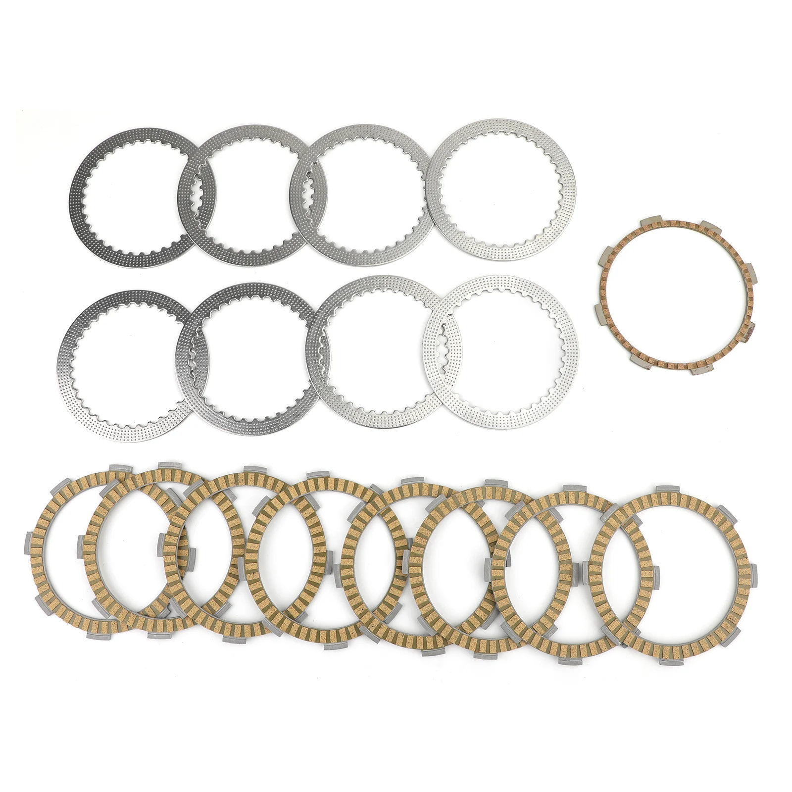 

Artudatech Clutch Kit Steel & Friction Plates fit for Honda VFR400 VF500 Suzuki GSX400 22201-166-000 22321-KE7-000 Motor Parts